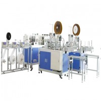 Full Automatic Dust Medical Face pure electric no cylinder Mask Making Machine  , Auto Surgical Face Mask Machine