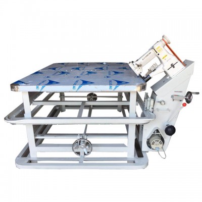 Easy operate manual lifting Typical head mattress tape edge machine